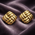 Square Stainless Steel Earrings