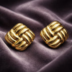Square Stainless Steel Earrings