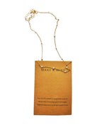 Make A Wish Pearl Station Necklace