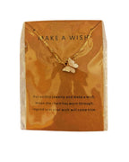 Make A Wish Butterfly Charm Necklace - White