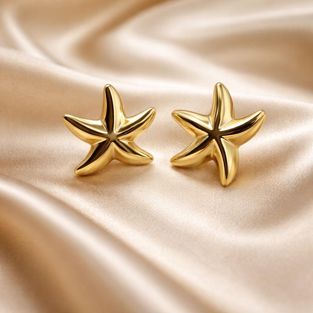 Starfish Stud Earrings