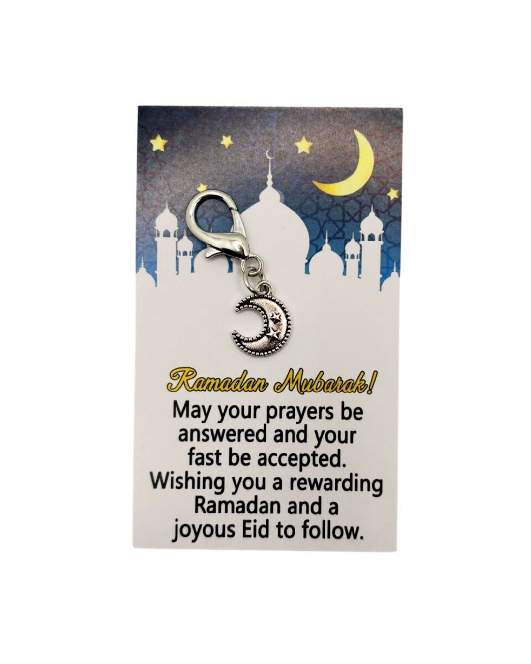 Ramadan Mubarak Crescent Pocket Hug