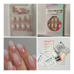 24 Pcs French Ombre Press-On Nails