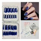 Royal Blue Cat Eye Press-On Nails