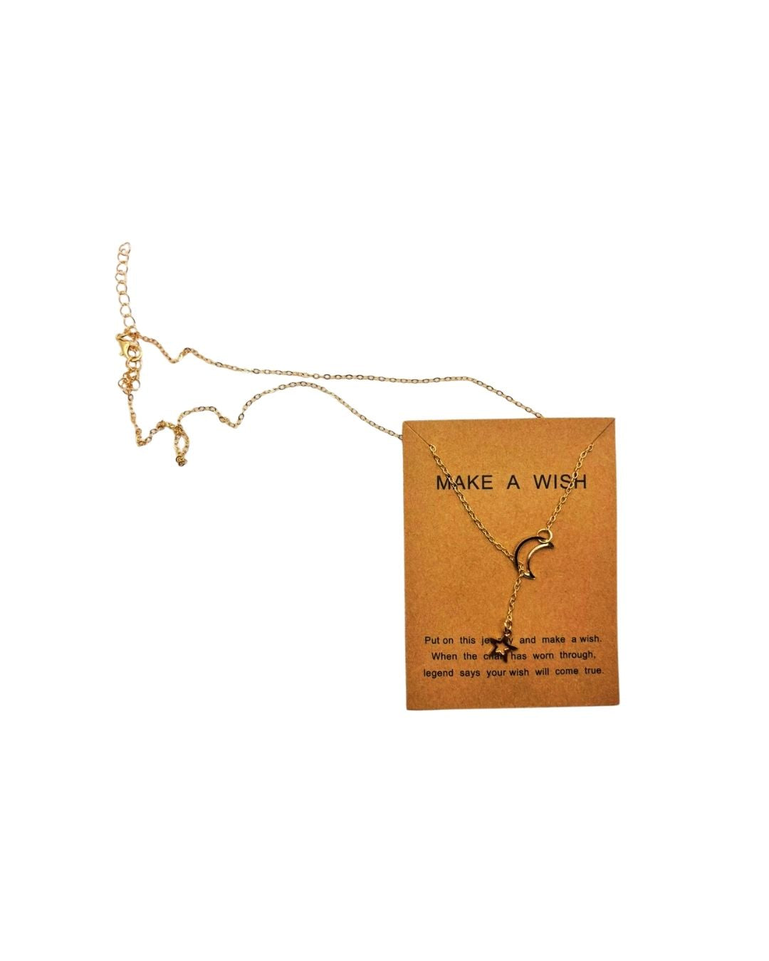 Make A Wish Moon & Star Necklace
