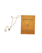 Make A Wish Double Heart Necklace