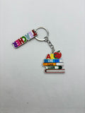 Stack of Books - Teacher's Day Keychain