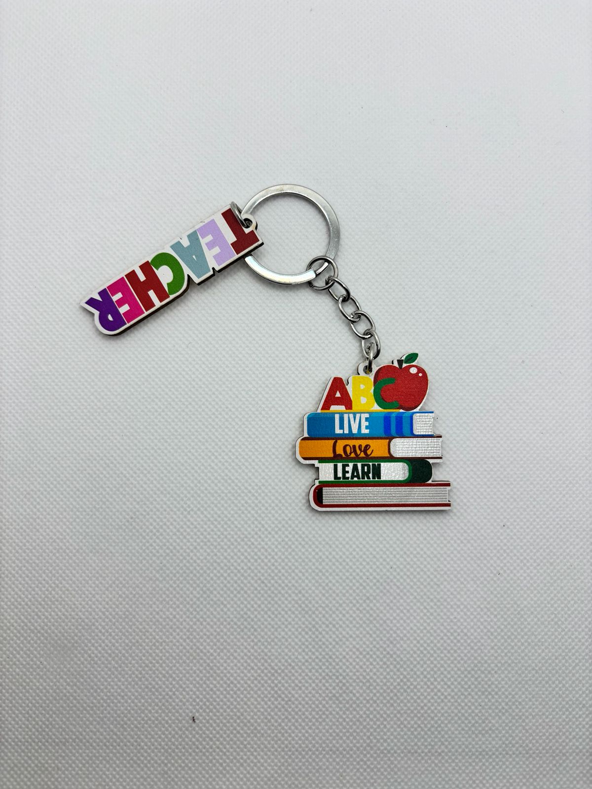 Stack of Books - Teacher's Day Keychain