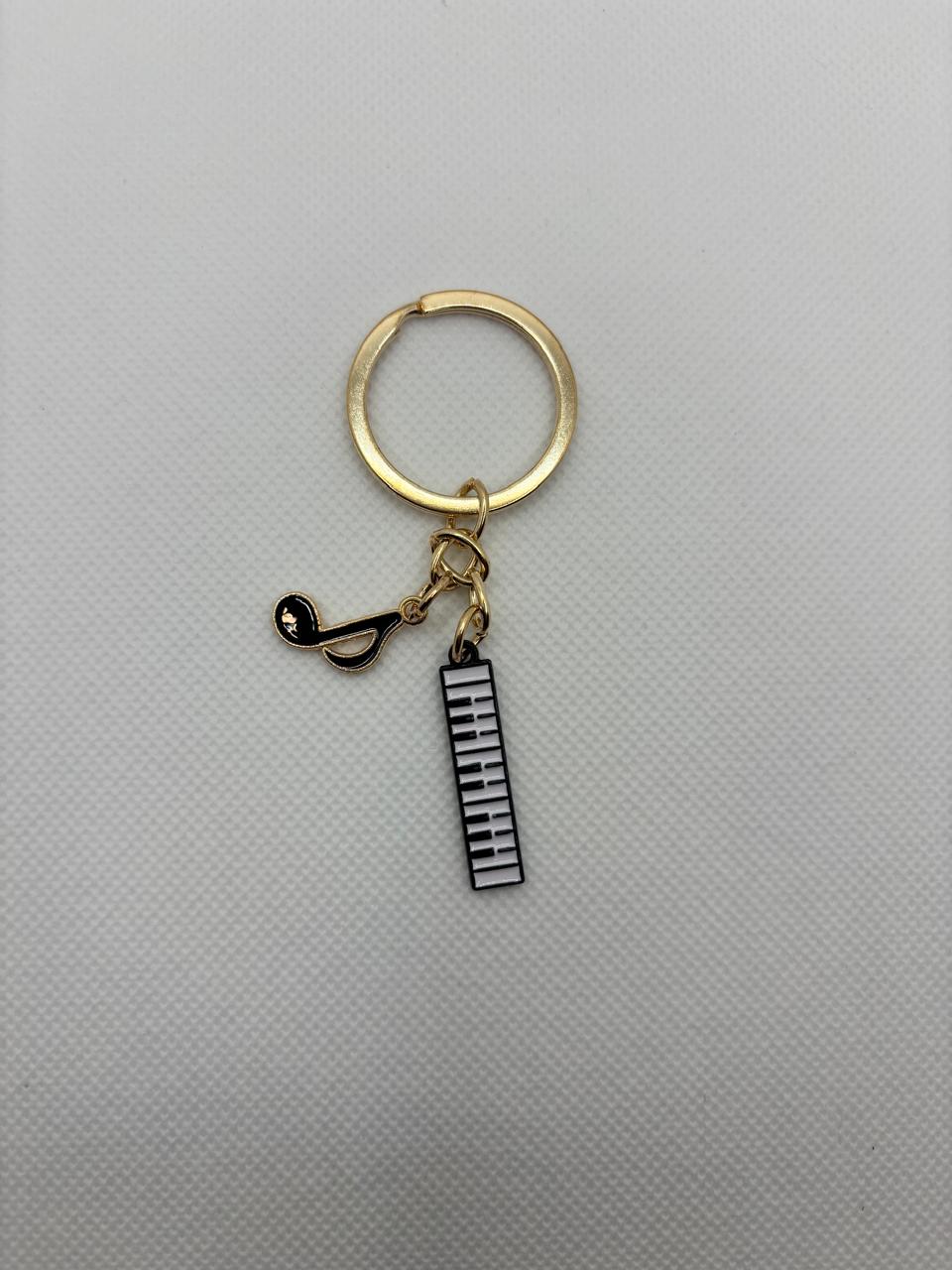 Black Piano Keychain