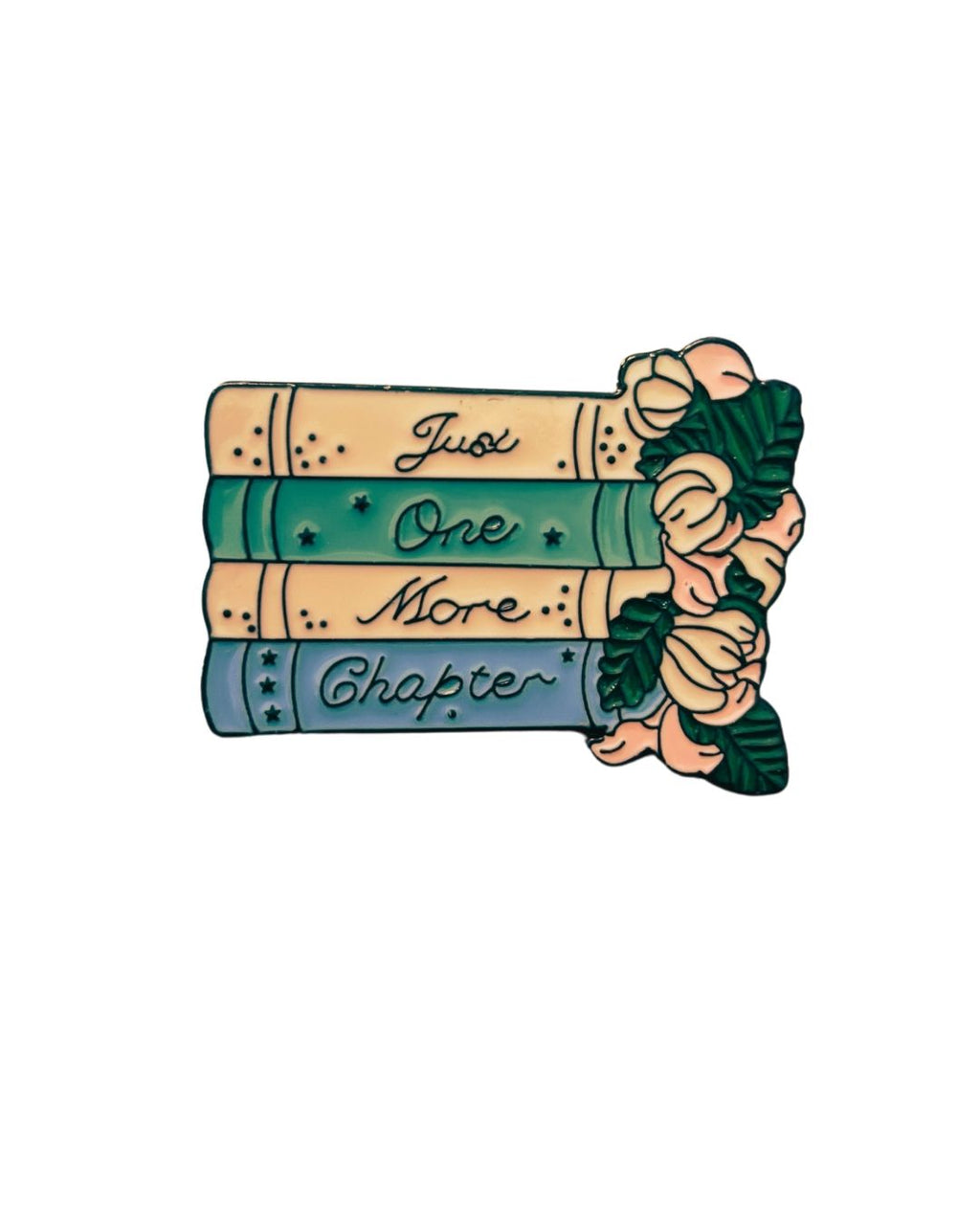 Just One More Chapter” Enamel Pin
