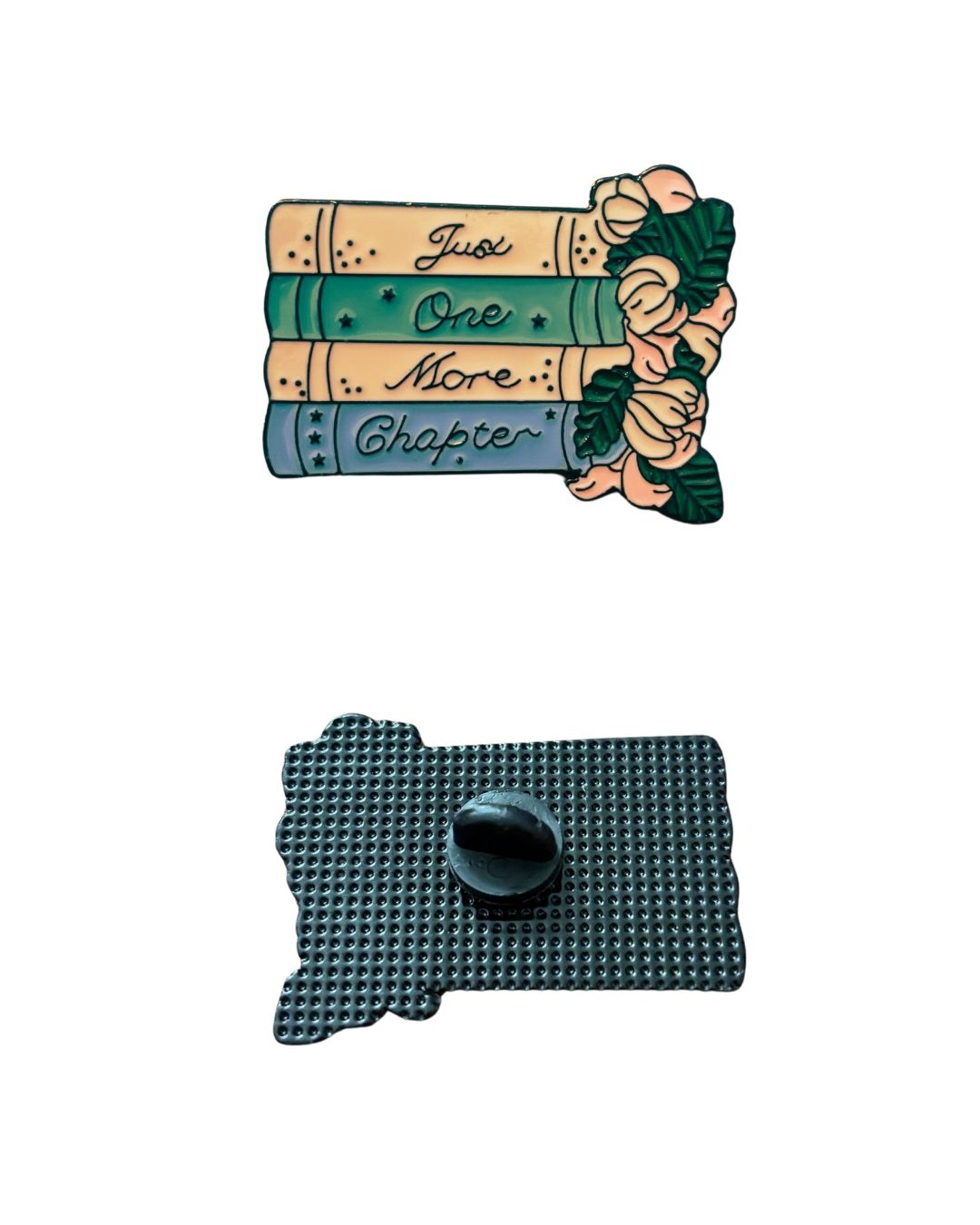 Just One More Chapter” Enamel Pin