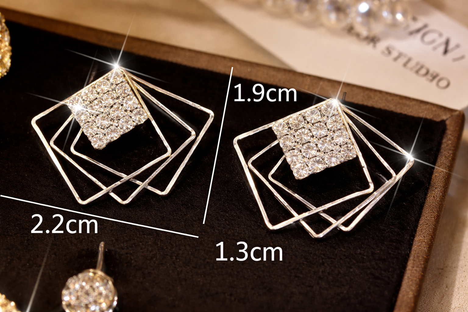 Geometric Gold Earrings