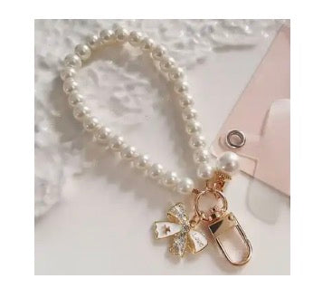 Pearl beaded Keychain