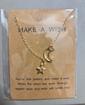 Make A Wish Moon & Star Necklace