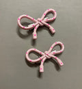 Light Pink Bow Clips