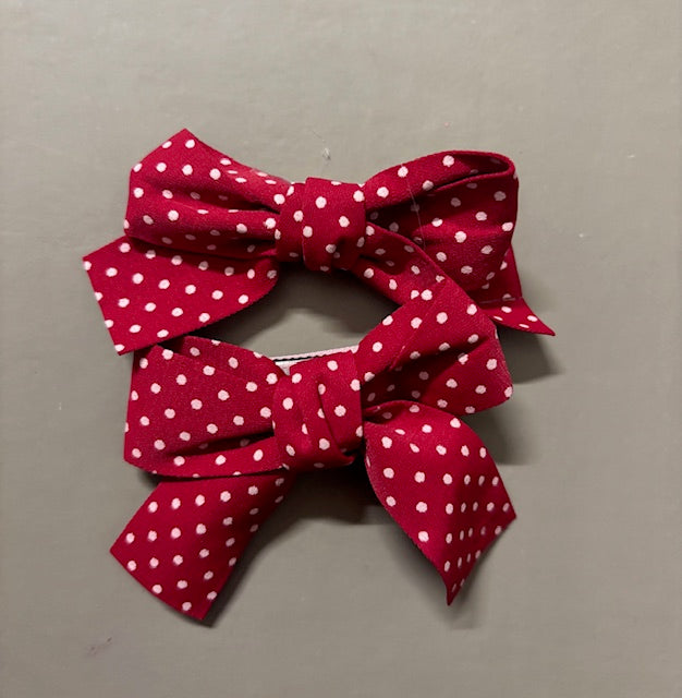 Red Polka Dot Bows