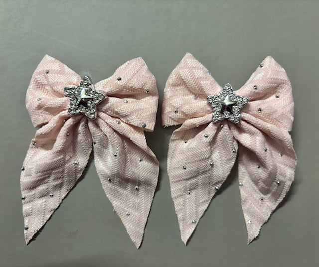 Soft Blush Pink Bows