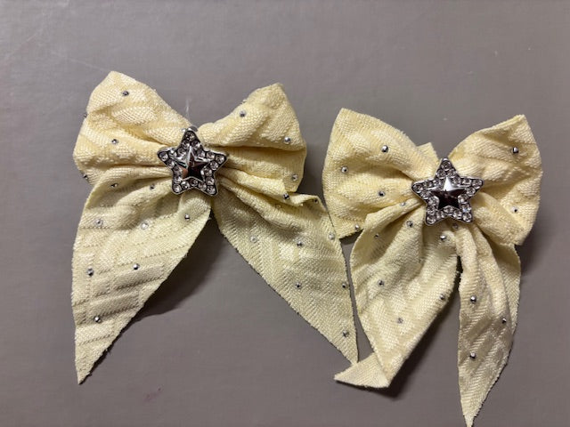 Pastel Yellow Bows