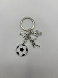 I love Soccer Keychain