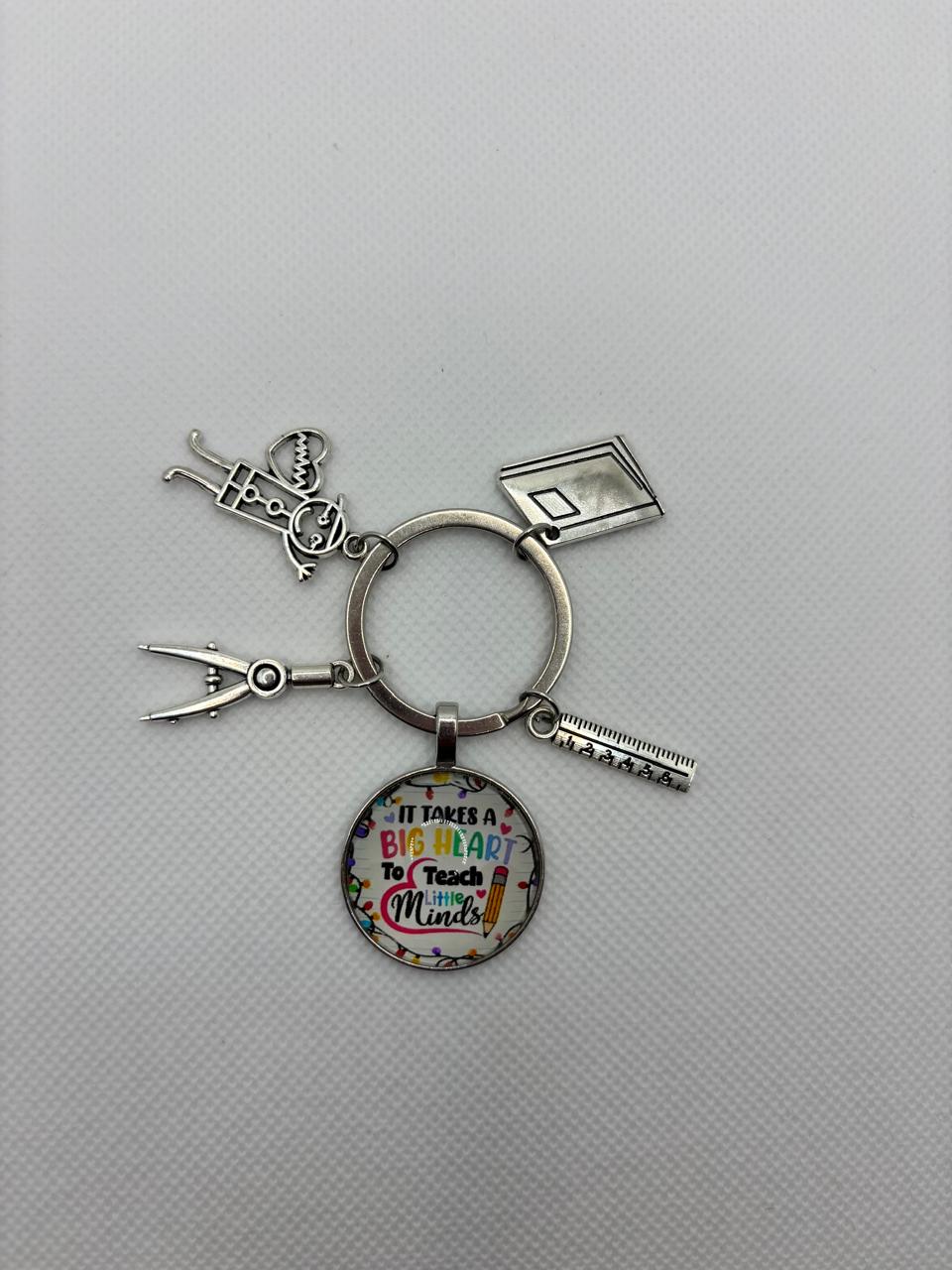 It takes a big heart - Metal - Teacher's Day Keychain