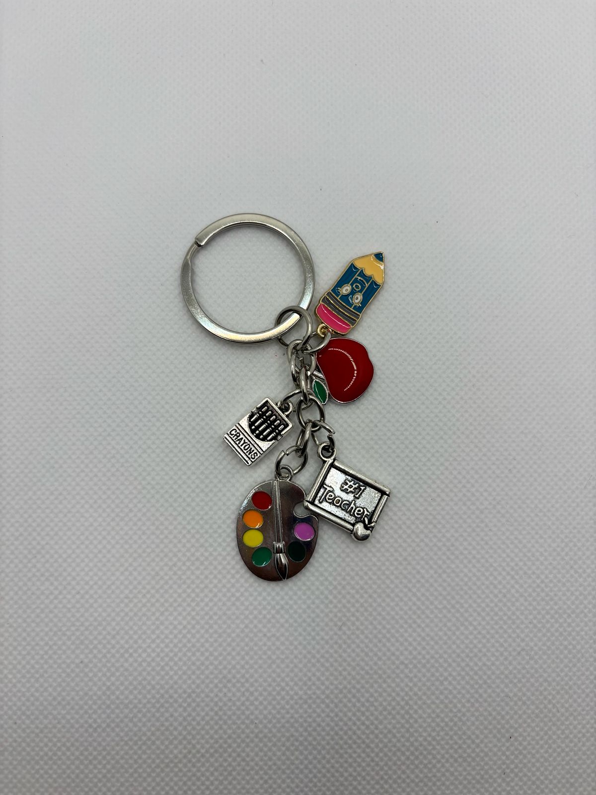 Paint Pallet - Metal - Teacher's Day Keychain