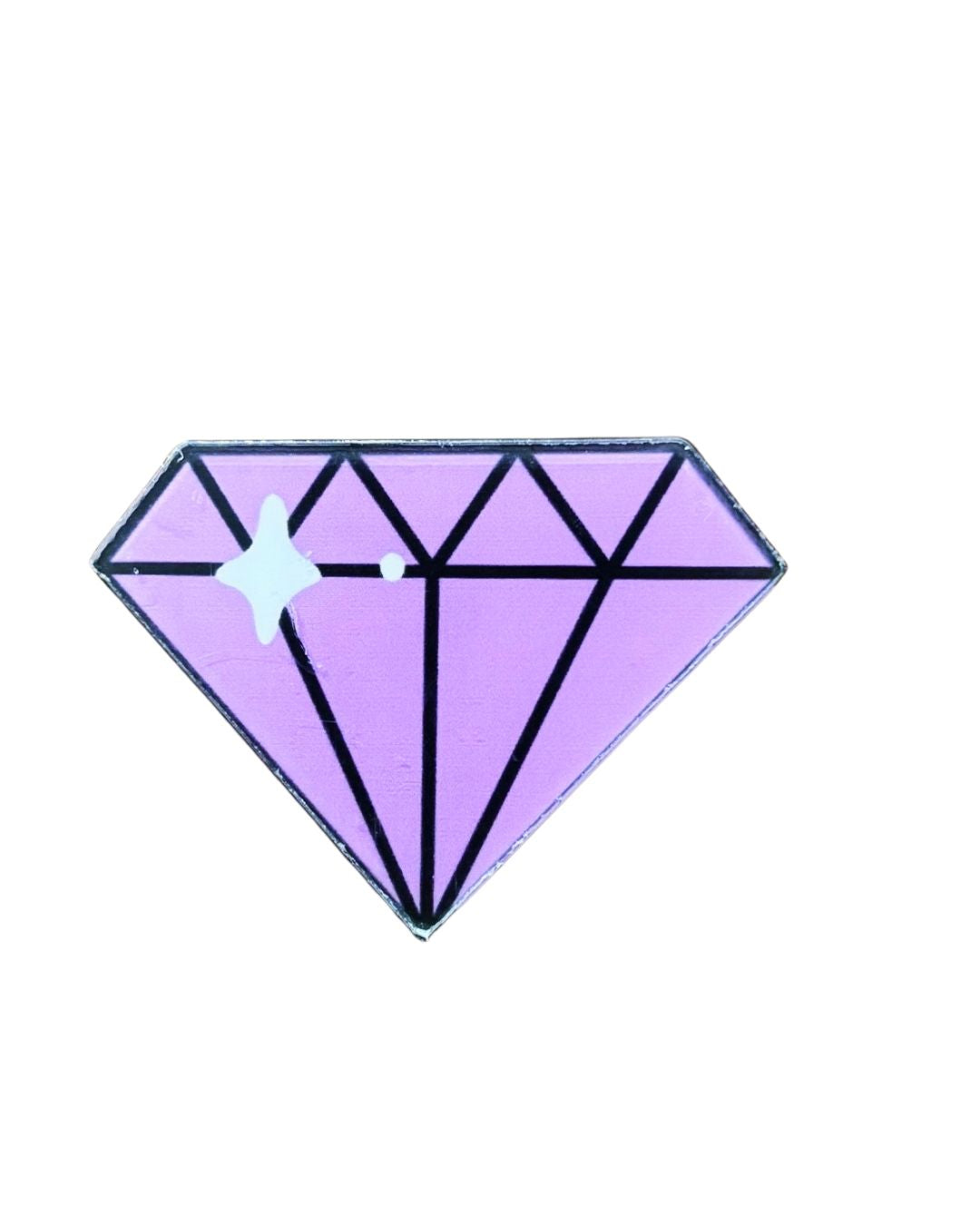 Purple Diamond Pin