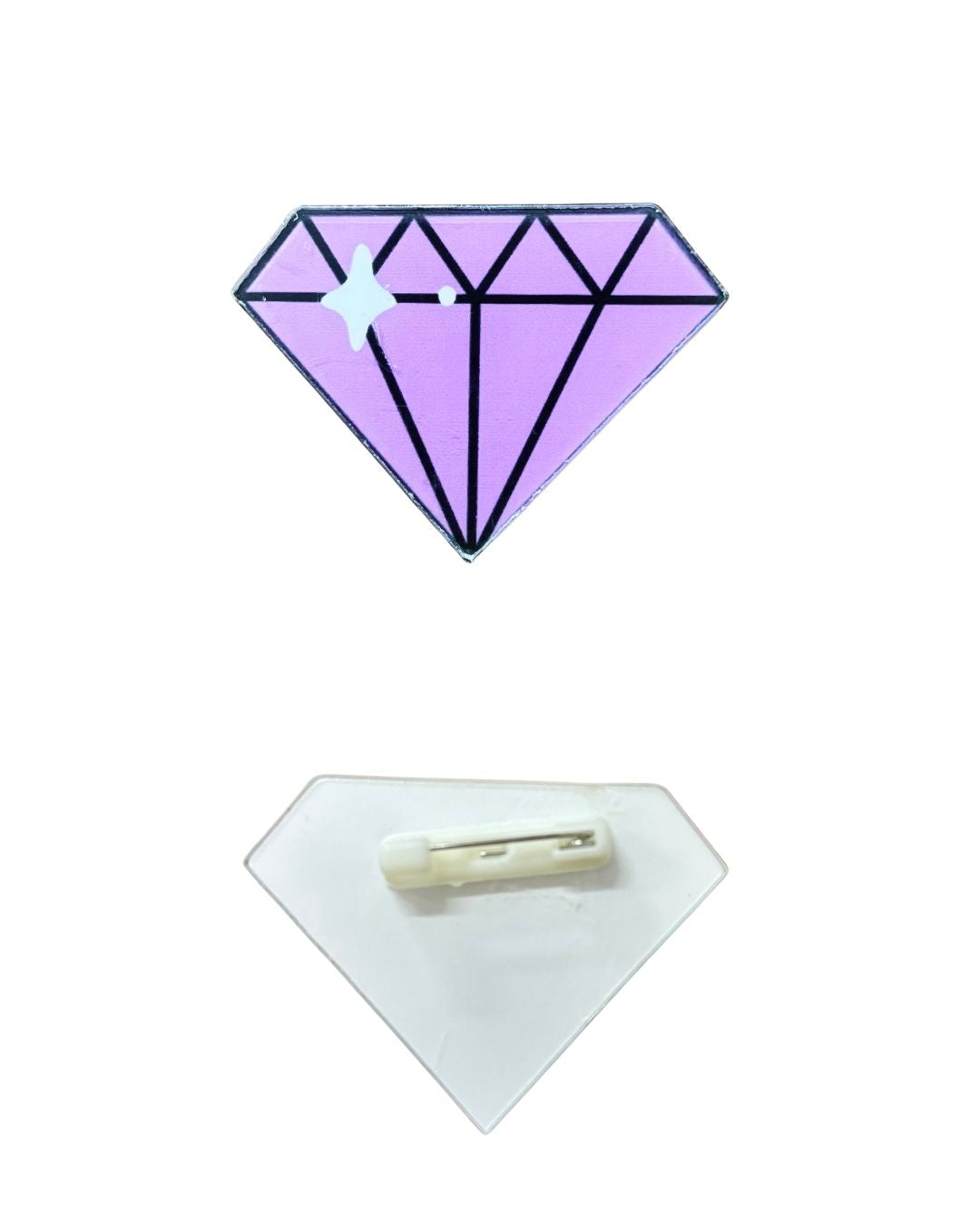 Purple Diamond Pin