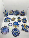 Ramadan Hanging Decorations - Blue and Gold