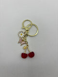Small Red Cherry Keychain