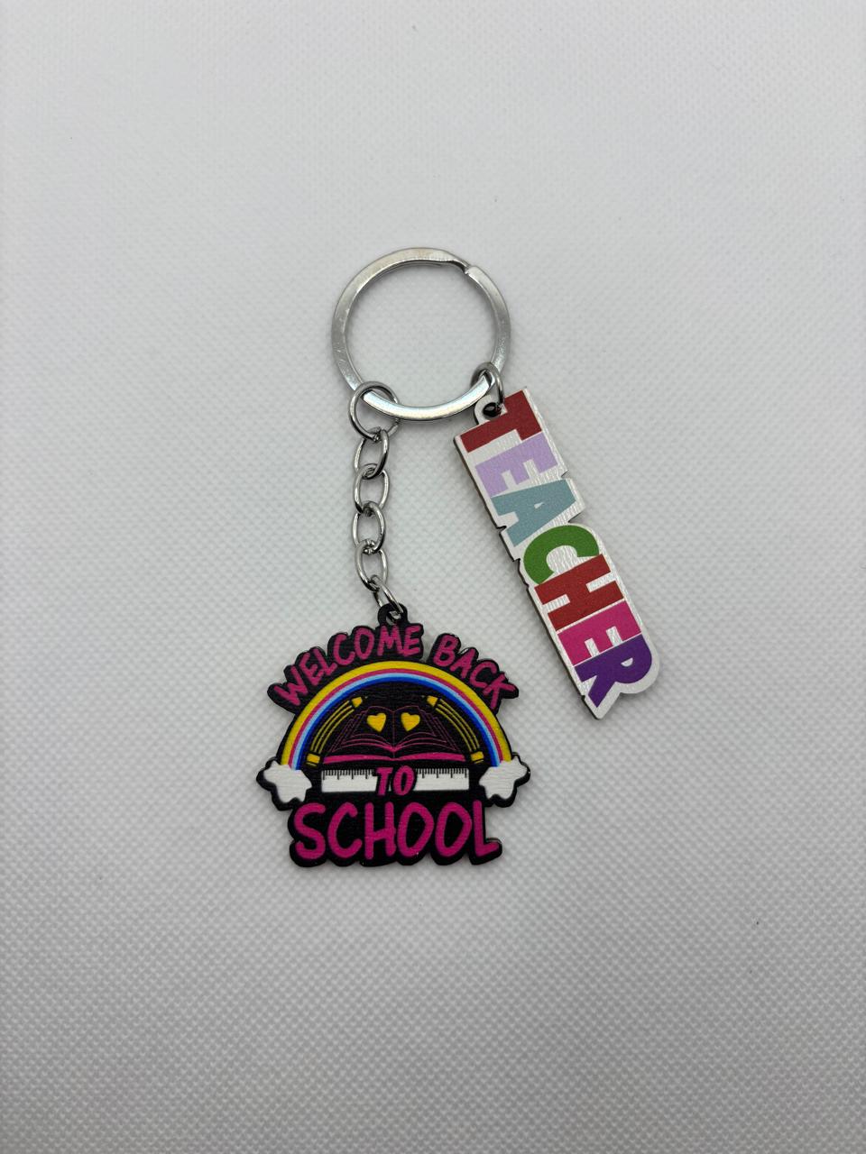 Welcome back to school - Teacher's Day Keychain