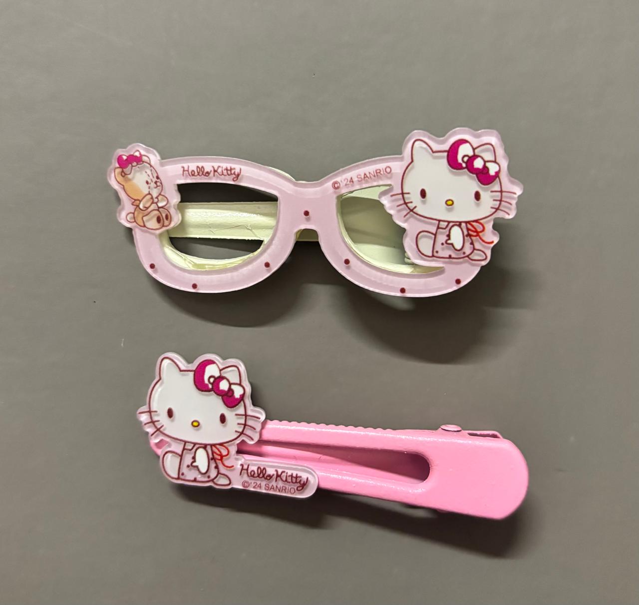 Hello Kitty Themed Clips - Pink