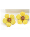 Yellow Flower Earrings