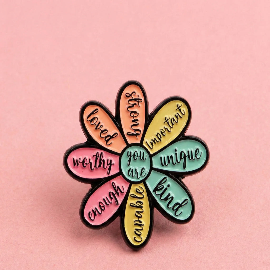 Flower Motivational Pin