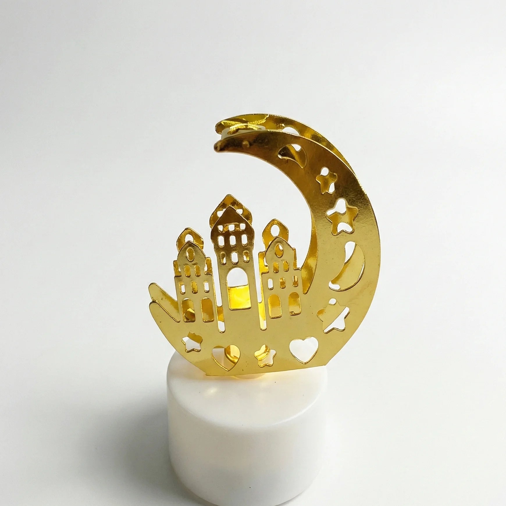 Ramadan Eid Crescent Town LED Light