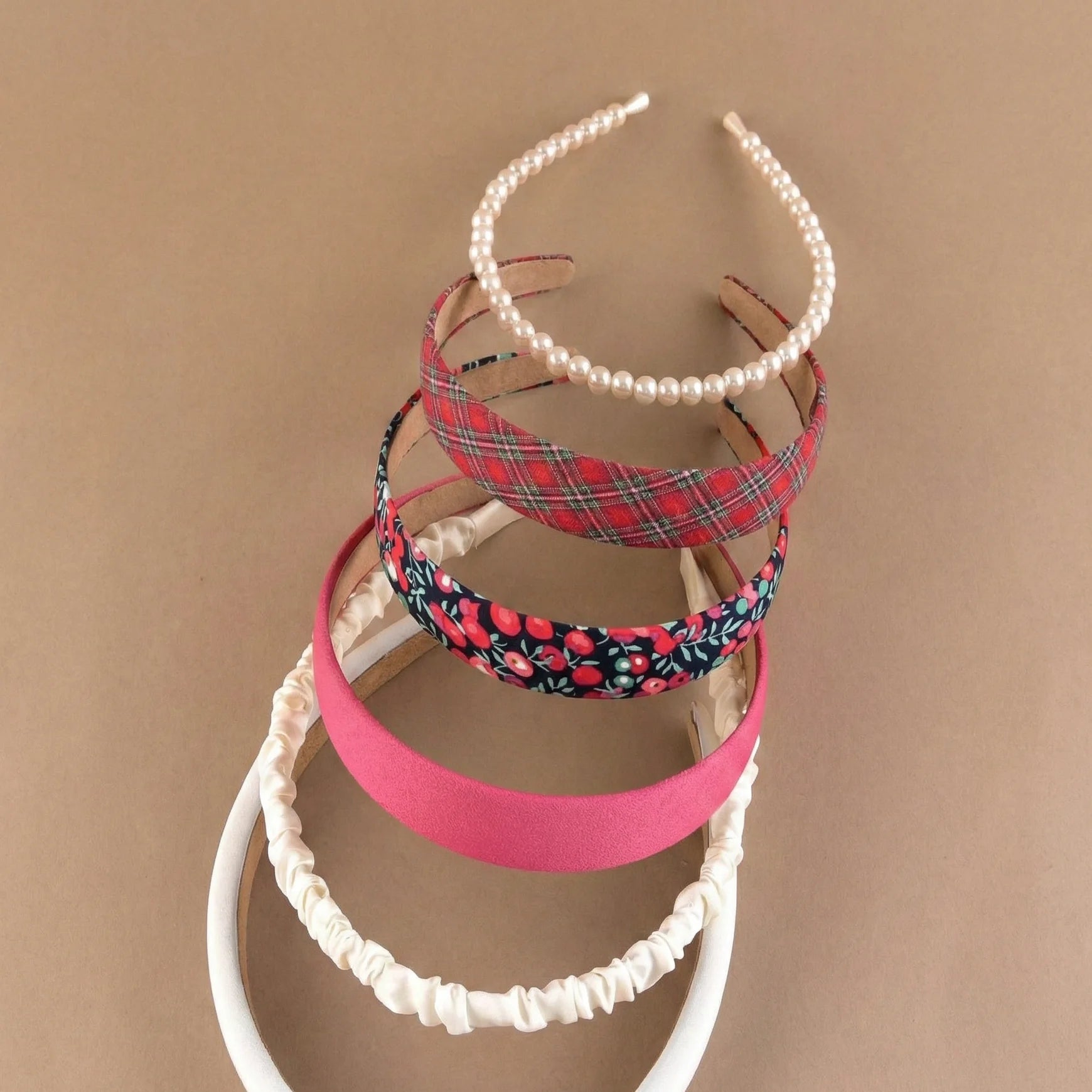 Pack of Six Colored Hair Bands