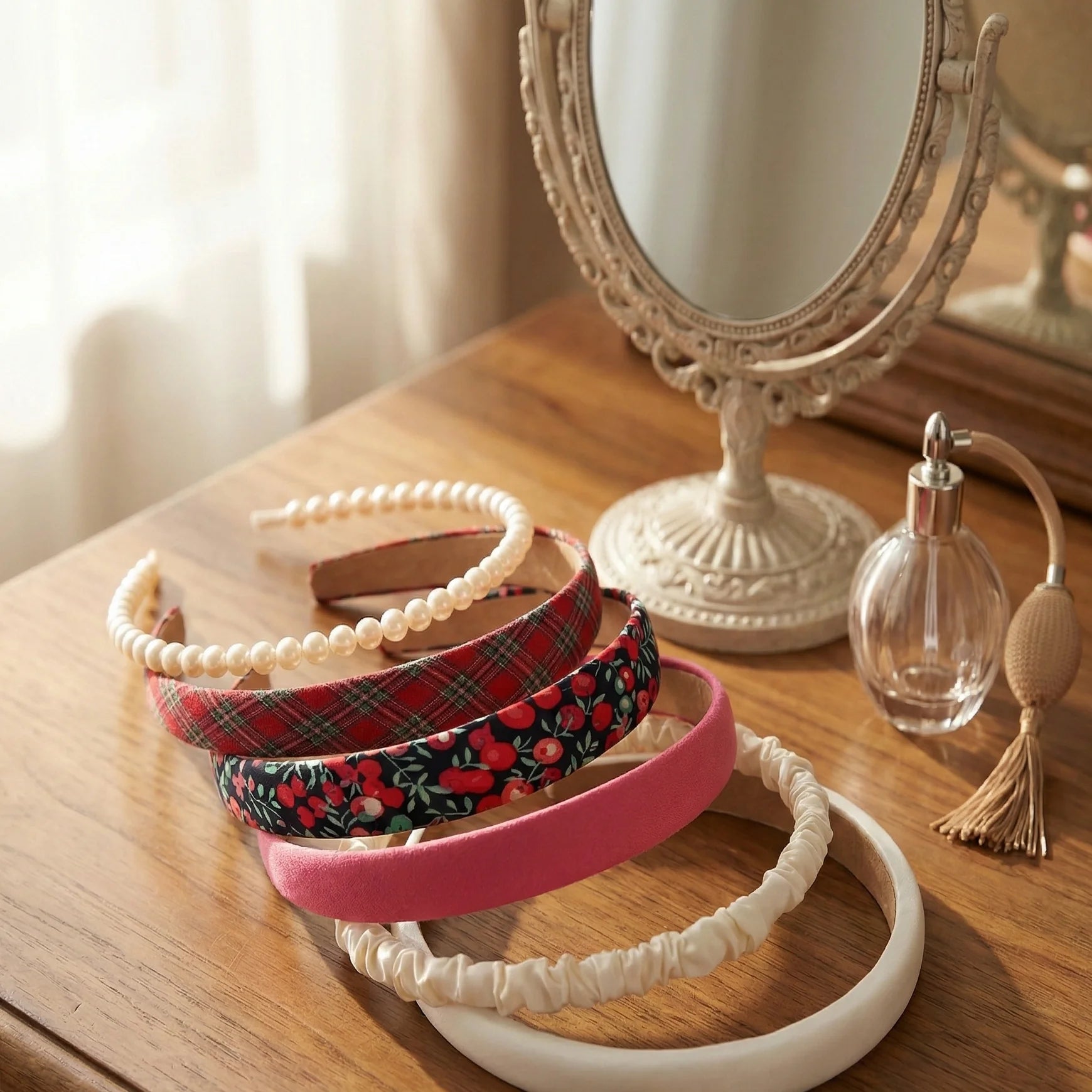 Pack of Six Colored Hair Bands