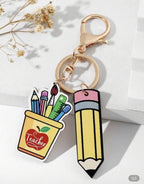 Pencil Teacher's Day Keychain
