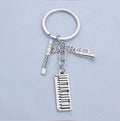 Piano and Flute Key Chain