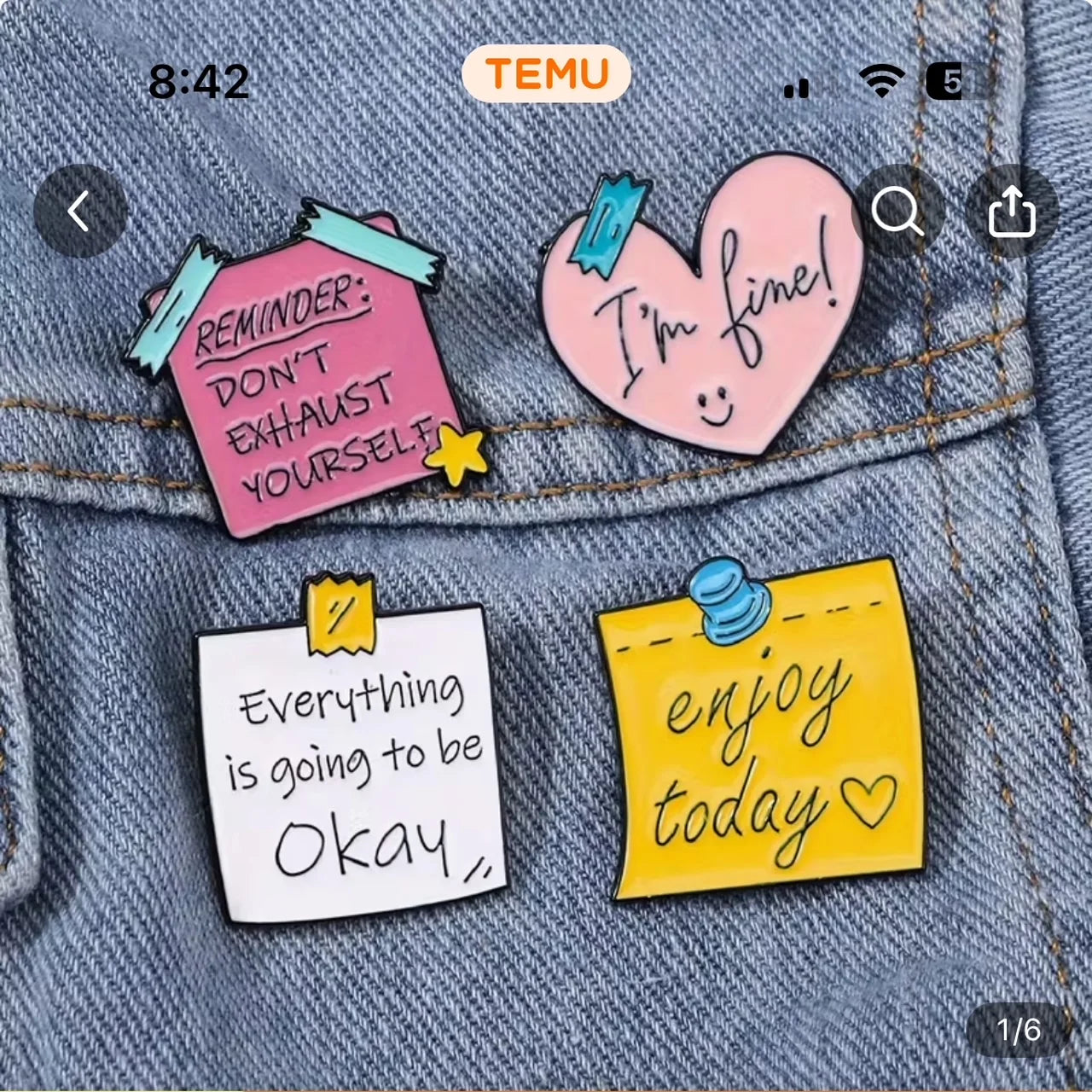 Sticky Notes Fun Pin